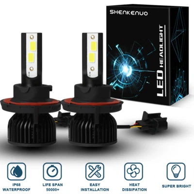 Faro LED bombillas altas/bajas para furgoneta Nissan NV200 4 puertas 2,0 L 2013-2021 9008/H13 Foto 1 de 4