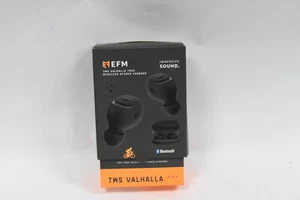 EFM TWS Valhalla - True Wireless Stereo Earbuds - Black - Bluetooth - NEW - Picture 1 of 7