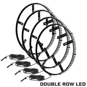 Oracle Lighting Illuminated Wheel Rings Double Led White 4228-001 - Foto 1 di 6