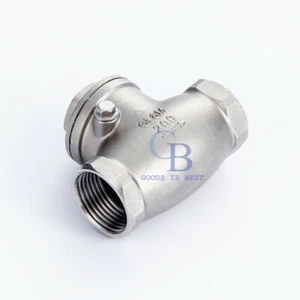 1-1/4" DN32 BSP Swing Check Valve Prevent Water Backflow Stainless Steel 304 - Bild 1 von 7