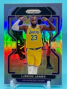 2021-22 Panini Prizm Basketball LeBron James Silver Prizm Los Angeles Lakers #91 - Picture 1 of 1