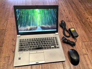 Toshiba Tecra Z40 14" Laptop i5 vPro 4GEN 8GB/180GB SSD Win11P OFFICE Tax Invoic - Picture 1 of 7