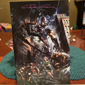 Iron Man Tony Stark #13 * NM+ * Virgin Signed, Clayton Crain Galactus Spider-Man - Picture 1 of 6