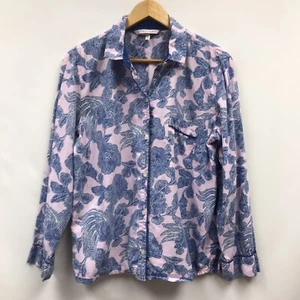 Victorias Secret Womens Size Small Sleep Top Pink Blue - Picture 1 of 8