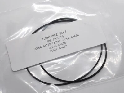 TURNTABLE DRIVE BELT for PHILIPS 108 208 308 408 GA227 GC027 Early Square Belt - image 1 of 2