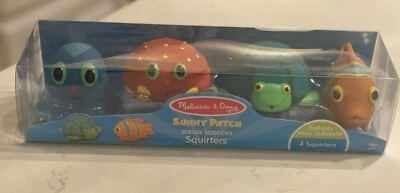 Melissa & Doug Sunny Patch Seaside Sidekicks Squirters - Juguetes de baño/playa/piscina Foto 1 de 3