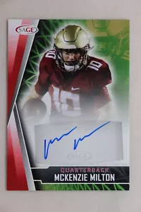 McKenzie Milton - 2022 Sage Football High Series Red Rookie Autograph - Picture 1 of 1