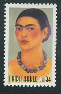 Scott # 3509...34 Cent...Frido Kahlo....3 Stamps...MNH - Picture 1 of 1