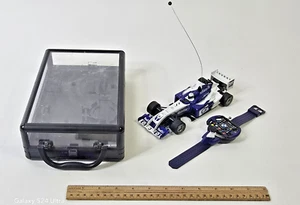 Vintage 8" BMW Williams Formula 1 Radio Control Car w Wristband Remote - Picture 1 of 12