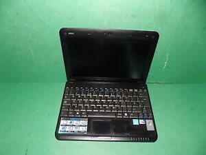 MSI U100 MS-N011 10.1'' Black Laptop Intel Atom Windows XP UNTESTED SPARES