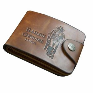 Wallets Men Genuine Leather Credit/ID Cards Holder Bailini Pocket Wallet