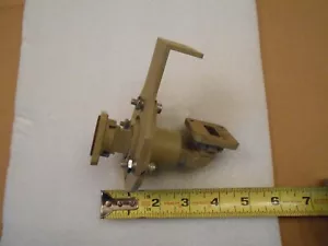 KU BAND WR75 WAVEGUIDE ROTARY JOINT WITH MOUNT - Picture 1 of 8