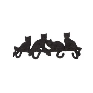 Quattro Decorazioni Gatti per La Guardaroba Con Coda Come Ganci Appendiabiti - Bild 1 von 1