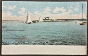 Little Deer Island ME Pumpkin Island Light SHIPS FREE - Picture 1 of 2