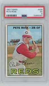 1967 Topps Pete Rose PSA 5 Cincinnati Reds #430 C25