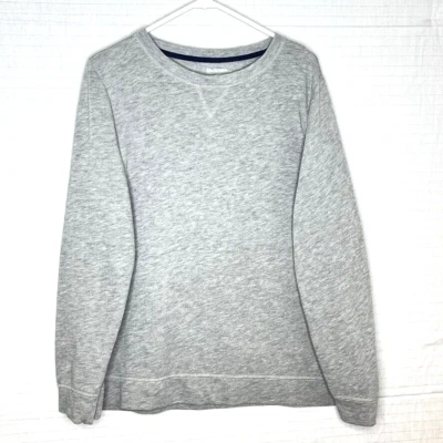 Moletom pulôver estilo túnica manga longa Kim Rogers cinza tamanho XL em excelente estado usado - Imagem 1 de 4