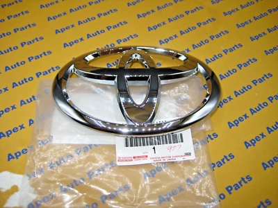 Toyota Rav4 Front Grille Emblem Chrome Genuine OEM Factory 2006-2012 Rav-4 - Image 1 of 3