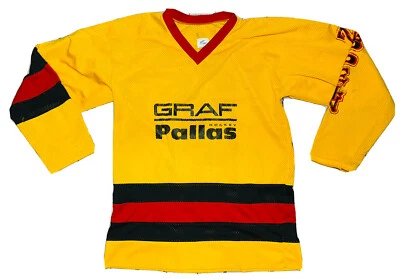 Camiseta deportiva de hockey Graf Hockey Pallas para hombre amarilla/roja 'ZEPPELIN' #8; talla M Foto 1 de 4