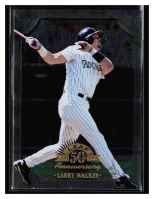 1998 Leaf 50th Anniversary #114 Larry Walker - Image 1 of 2