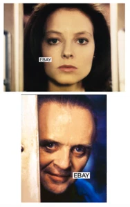 SILENCE OF THE LAMBS 1990 MOVIE PHOTOS LOT (2) JODI FOSTER ANTHONY HOPKINS - Picture 1 of 1