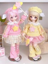 BJD  1/4 Doll Clothing set Hat+Sweater+Skirt for MSD MDD Doll's Outfit