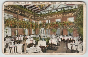 Postkarte Werbung Gino's Cedar Garden Restaurant 45th Street New York - Bild 1 von 2