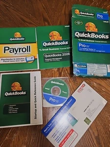 Intuit Quickbooks Pro 2006 Small Business Financial Software For Windows - Picture 1 of 7