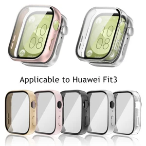 For Huawei Watch Fit 3 Smart Watch Screen Protector PC Case Cover Skin US - Picture 1 of 21