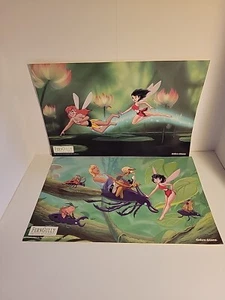 4 FernGully The Last Rainforest 1991 Place Mats Prints Double Sided Collectible - Picture 1 of 8