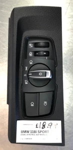 BMW 1 HEADLIGHT FOG LAMP CONTROL SWITCH PANEL F20 F21 (2015-2019) 07502446 - Picture 1 of 9