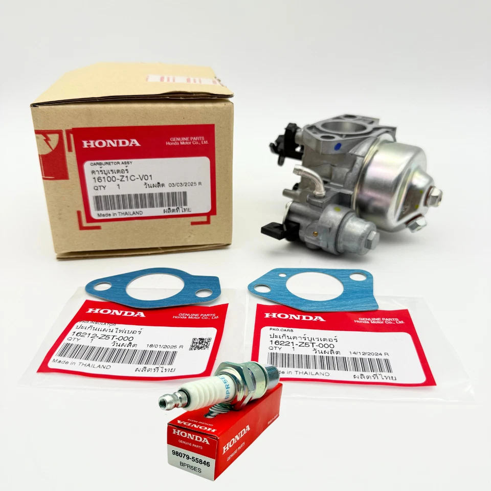 Genuine HONDA Carburetor Assy  16100-Z1C-V01 with Genuine Gaskets for GX390 - Image 1 of 4