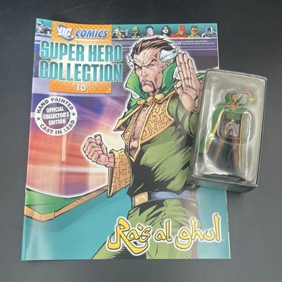 Eaglemoss DC Super Hero Collection Issue #10 Ra's Al Ghul Figure + Magazine RARE - Image 1 of 4