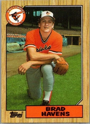 1987 Topps Brad Havens #398 Baltimore Orioles - Image 1 of 2