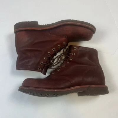 LL Bean Leather Work hiking Leahter boots shoe Ox blood Chippewa 11 M - Image 1 of 4