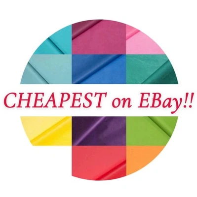 PACKAGING PRODUCTS ONLINE CHEAPEST - 50 sheets Tissue paper Large High quality Sheets 50x75cm 11Colours