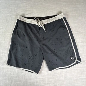 Vuori Cruise Boardshorts Uomo 34 Grigio Splatter V314 Costume da Bagno Sfoderato Surf - Foto 1 di 14