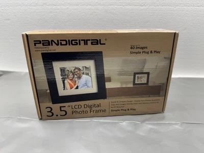 Pandigital 3.5” LCD Digital Photo Frame PAN3502W02 New - Image 1 of 4