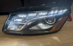 2009 2010 2011 2012 Audi Q5 Headlight HID XENON NON AFS Driver Side - Picture 1 of 14