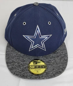 New Era 59Fifty NFL 2016 Draft Hat Cap Dallas Cowboys Foil Star Under Brim 7 1/2 - Picture 1 of 10