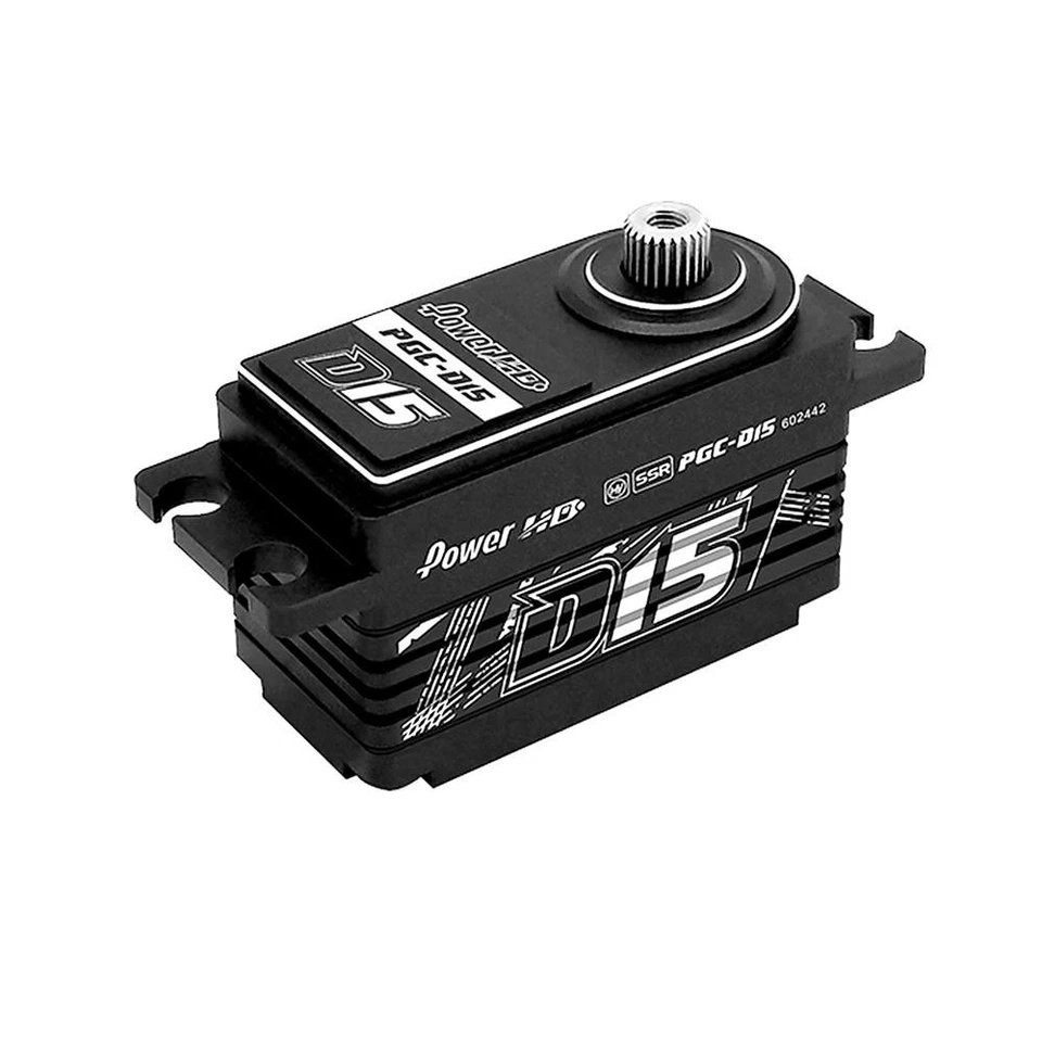 Power HD D15 Black HV CNC Coreless Digital Servo 16.5KG/0.095sec@7.4V / PHD041 - Bild 1 von 1