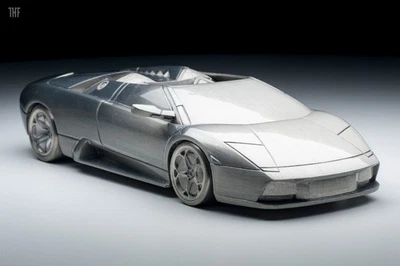 1/18 AUTOart Lamborghini Murcielago Roadster Pewter Sculpture DEFECT*MEGA RARE - Immagine 1 di 4
