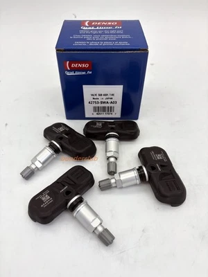 4x DENSO For Honda CR-V 2007-11 TPMS Tire Pressure Monitor Sensor 42753-SWA-A03 - Image 1 of 4
