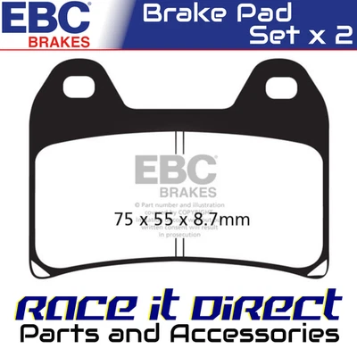 Brake Pads for APRILIA RSV 1000 MILLE R 2000 Front EBC - Image 1 of 4