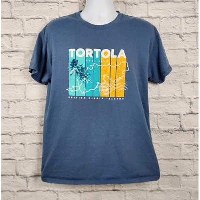 Camiseta Tortola Islas Vírgenes Británicas Talla Mediana-Grande Norwegian Cruise Line DEFECTUOSA Foto 1 de 4