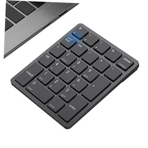 Bluetooth Number Pad Wireless Numeric Keypad Numpad 26 Keys Portable Mini - Picture 1 of 7