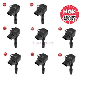 8* OEM NGK Ignition Coil Assembly For 2013-2018 Audi S8 BENTLEY Continental 4.0 - Picture 1 of 5