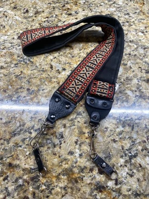 Retro Hippie 70's Camera Adjustable Neck Shoulder Strap - Image 1 of 4