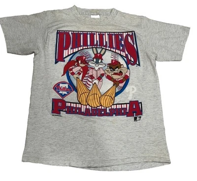 Vintage 1993 Philadelphia Phillies T-Shirt Looney Tunes  AN62550 - Image 1 of 2