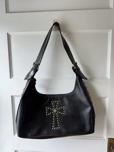 Vintage Studded Cross Shoulder Bag - Picture 1 of 5