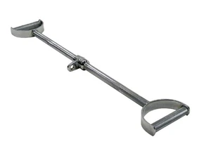 York Barbell 34″ Double Handle Lat Pulldown Bar – Heavy-Duty Steel Textured Grip - Picture 1 of 1